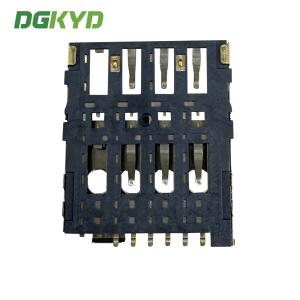 MICRO SIM Card Slot Drawer Style Card Slot Interface 1.45H 8P Telephone Card