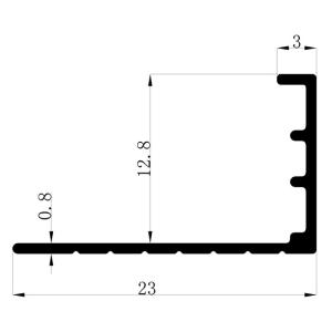 L Shape Metal Floor Tile Edge Tile Edge Trim transition Trim strip different