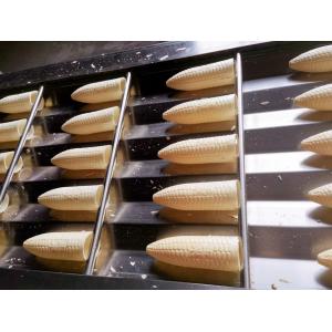 2.25kw 5000pcs/H Waffle Cone Making Machine 5 Slots Conveyor