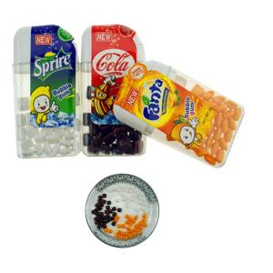 Mixed Fruit Chewing Gum Assorted Flavor Multicolored Banana / Strawberry Flavor