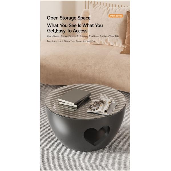 Waterproof UV Resistant Round Roto Molded Polyethylene Coffee Table