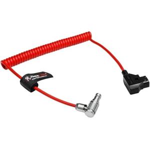 Wholesale Alvin's Cables Right Angle 2 Pin Male to D-Tap Power Coiled Cable for Teradek SmallHD Z-CAM Blackmagic Pyxis, Ultra Soft from china suppliers