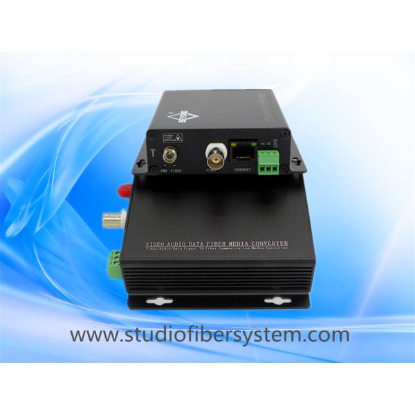 Quality Outdoor RS485 data Ethernet HDTVI to fiber converter for PTZ data&1ch 10/100M ethernet&1CH720P 1080P TVI over fiber 20KM for sale