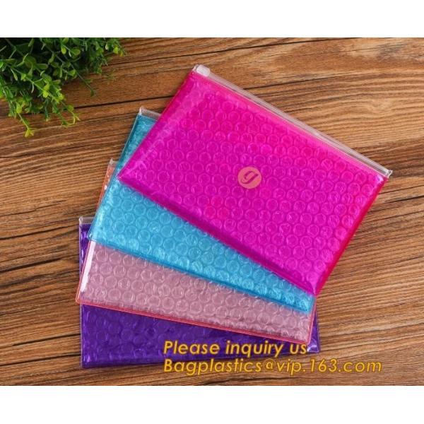 Bubble k bag/bubble slider bag/bubble zipper bag customize color size printing