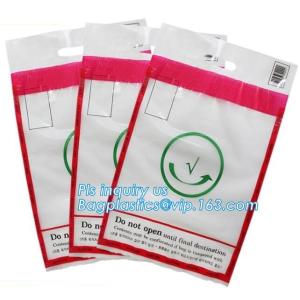 Coin Bank Safety Deposit Security Bag, Evident Proof Plastic Coin Security