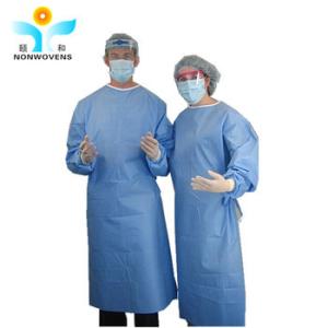 SMS Nonwoven Eco Friendly Breathable Surgical Gowns with Antibacterial