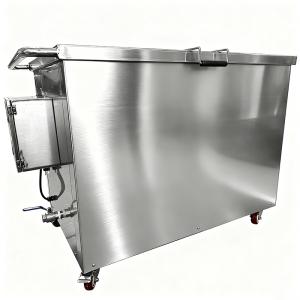 211 Liters Stainless Steel Industrial Soak Tank with 1.5 kW Heating and Mobile