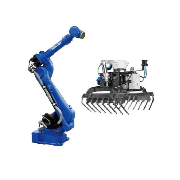 Quality Yaskawa Robot Arm 6 Axis GP180 With CNGBS Customized Robot Gripper For Pallet Handling Robot for sale