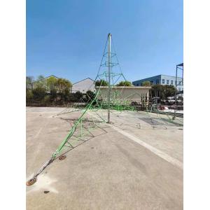 Cubic Rope Web Climbing Playground Equipment Net Customized Color For Kids