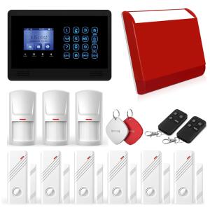 4G Alarm Homesafe Security System Wifi Gateway Alarm System With IP Camera 1080P
