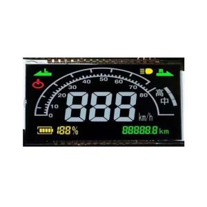 China Custom Size 7 Segment Square Screen HTN LCD Display 12 PIN Static Driving Method on sale