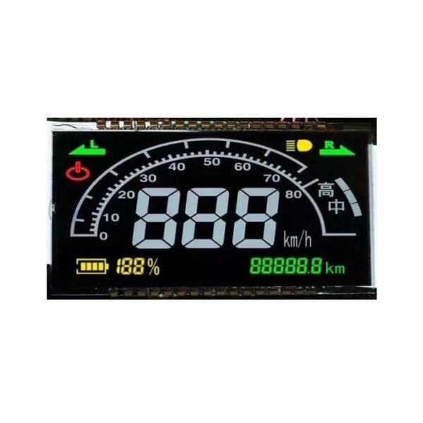 Quality Custom Size 7 Segment Square Screen HTN LCD Display 12 PIN Static Driving Method for sale