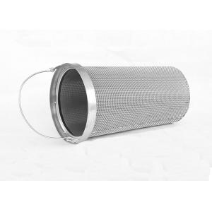 150mm Diameter 400 Microns Mesh Cylinder Strainer Micro Porous