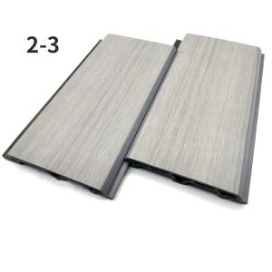 Recycled WPC Wood Cladding Composite Slatted Cladding Board Various Colors
