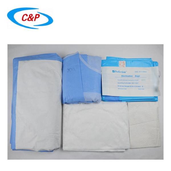 Medical Surgery Kit Sterile Cesarean Pack C Section Surgical Drape With CE
