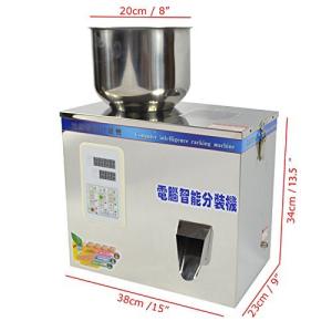 Mini 2-200g Semi Automatic Powder / Granules / Tea Filling Machine
