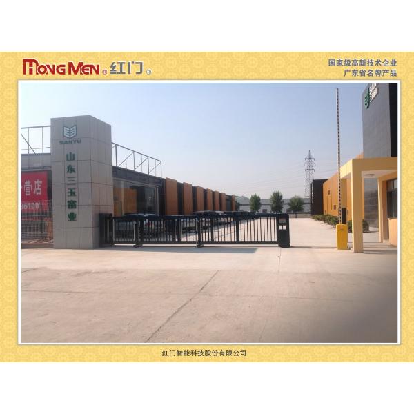 Quality Security Aluminium Alloy Telescopic Sliding Gate , Wireless Control Main Gate for sale