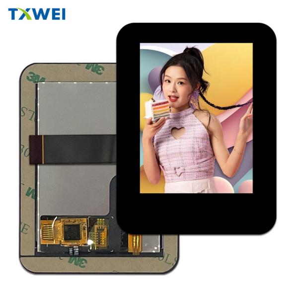2.8 Inch IPS TFT Display with Optical Bonding 400nits SPI IIC Interface Touch