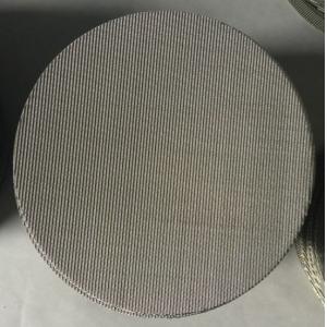 316 Stainless Steel Wire Mesh Filter Disc 1-635 Mesh For Plastic Extruder