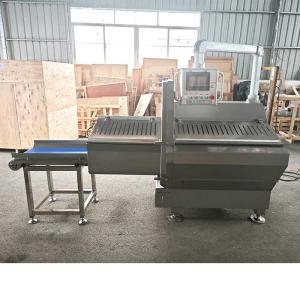 JY-36K Horizontal Meat Slicer with Outfeed Conveyor Belt to Slicing Frozen Beef