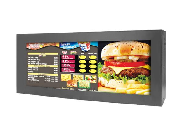 Quality Remote Control Commercial LCD Display 10 Bit 1 Channel LVDS Interface Method With LED Backlight for sale