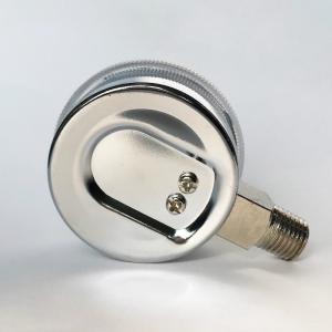 Bottom 200 Psi Pressure Gauge Chrome Plated Steel Brass Internals 50mm Pressure