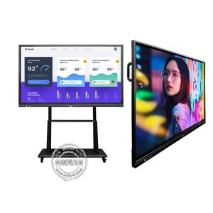 Buy cheap 4K 75 inch 20 Points Touch Screen LED Flat Panel Interactive Whiteboard For from wholesalers