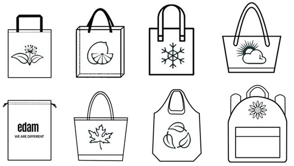 80 GSM Eco Friendly Recyclable Tote Bag , Non Woven Tote Bags Color Silk Screen Printing