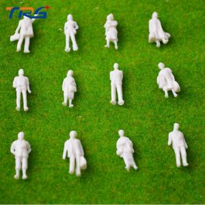 model white figure in 1:100 ABS plastic model white figures for Architecture