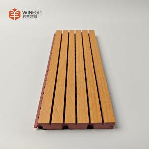 High NRC Grooved Acoustic Panel with Modern Aesthetic Appeal For Versatile