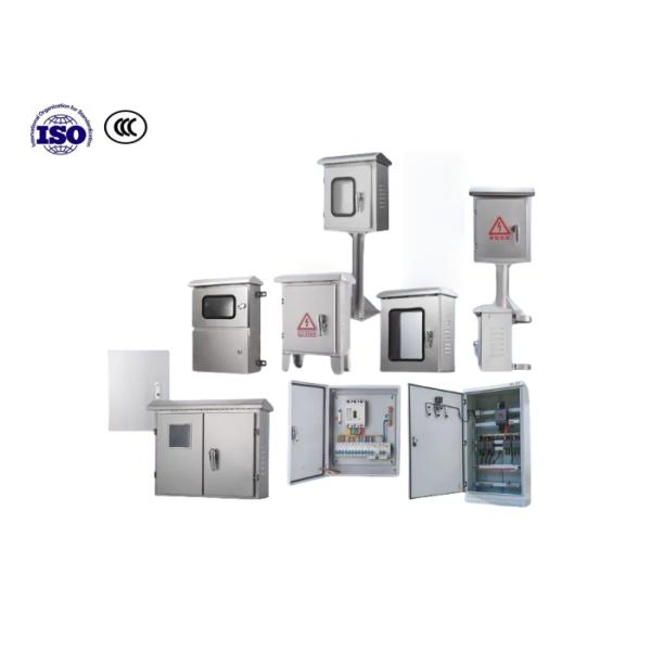 Custom Metal Outdoor Power Distribution Box For Solar Energy / Courtyard /