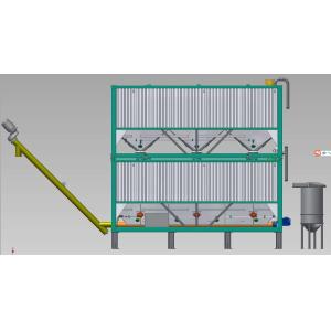 Portable Silo Cement Storage Silo Overlay Placement With Dust Collector And