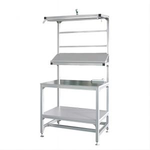 Customized Aluminum Profile Workbench Packing Table With Light