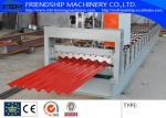 0.3MM - 0.7MM Corrugation Sheet Roll Forming Machine Line With PLC System