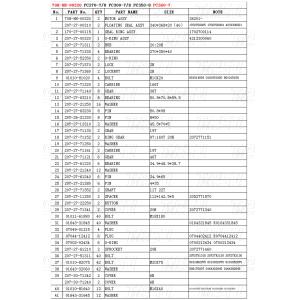 Custom Colors 708-8H-00320 PC360-7 Excavator Travel Drive Catalog Motor in Black