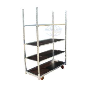China Flower Logistics Turnover Standard Danish Container Flower Trolley Plywood Material on sale