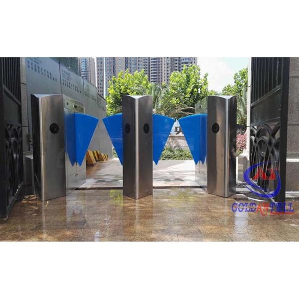 Quality Biometric RFID Automatic Flap Barrier Gate High Speed Customized Size For Park for sale