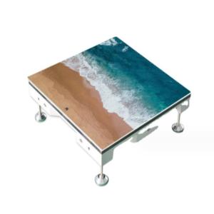 Programable Interactive LED Dancefloor P4.81 LED Dj Stage Dance Floor For Retail