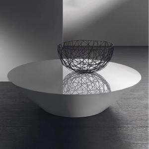 Artistic Black Nordic Coffee Table Sculptural High Gloss Eye Catching