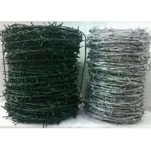 Hot Dipped Galvanized 15cm 50kg Barbed Wire Security Fence