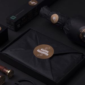 recyclable 17gsm Black Kraft Wrapping Paper 100% Virgin Wood Pulp