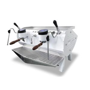 Commercial Semi-Automatic Espresso Maker with Triple Boilers and Programmable