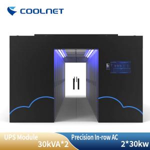Cold Aisle Micro Modular Data Center With Modular UPS And In Row AC Units