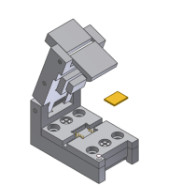 63220T 0.005 tolerance Azimuth Carrier Test Socket Contactor Self planarizing