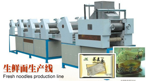 Fresh Noodles Manufacturing Machine , High Efficiency Automatic Chowmein Machine