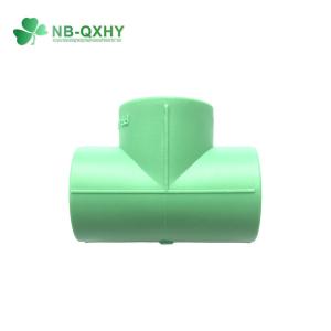 DIN Standard 20mm-110mm PP-R Forged Plastic Reducing Tee for Water Supply