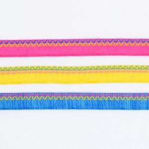 KJ20003 2cm Ployester Hat Garment Tassel Fringe Trim