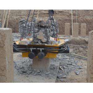 Concrete Hydraulic Pile Breaker For Round Pile Foundation Equipment 280KN Rod