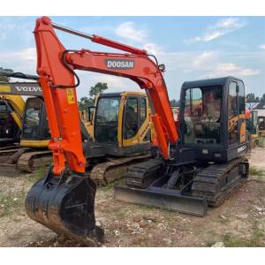 Refurbished Doosan Hydraulic Excavator DH60-7 Max Digging Height 9660mm