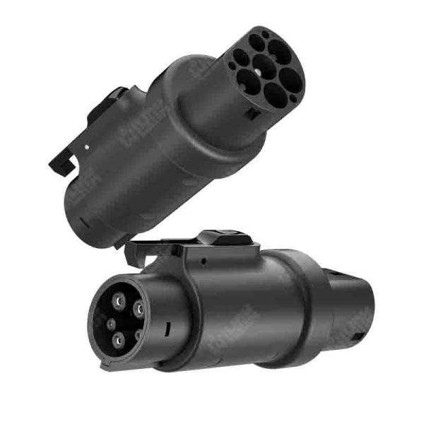 Quality Type2 to J1772 Electric Car Charging Converter Male Type1 to Type2 Ev Charger Adapter Female Type 2 to Type 1 Ev Adapter J1772 for sale